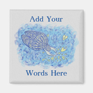 Archangel Michael Art Anpassningsbar, kantmagneter Magnet