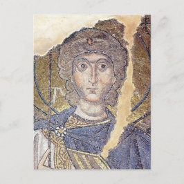 Archangel Michael Byzantine Mosaic Orthodox Icon Vykort