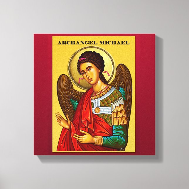 Archangel Michael Canvastryck (Framsida)