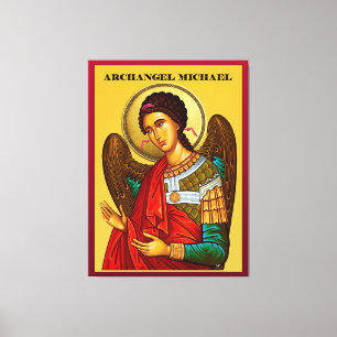 Archangel Michael Canvastryck