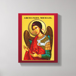 Archangel Michael Canvastryck