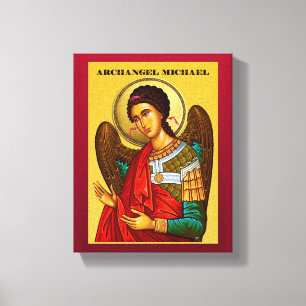 Archangel Michael Canvastryck