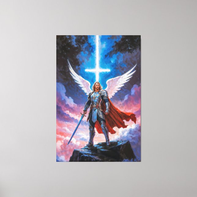 Archangel Michael Canvastryck (Framsida)