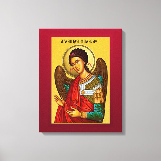 Archangel Michael Canvastryck (Framsida)