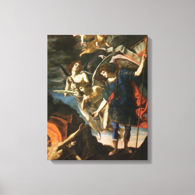 Archangel Michael Delivers Souls till Purgatory Canvastryck (Framsida)