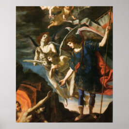 Archangel Michael Delivers Souls till Purgatory Poster