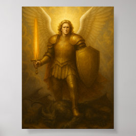Archangel Michael - Divine Protector of Light Poster