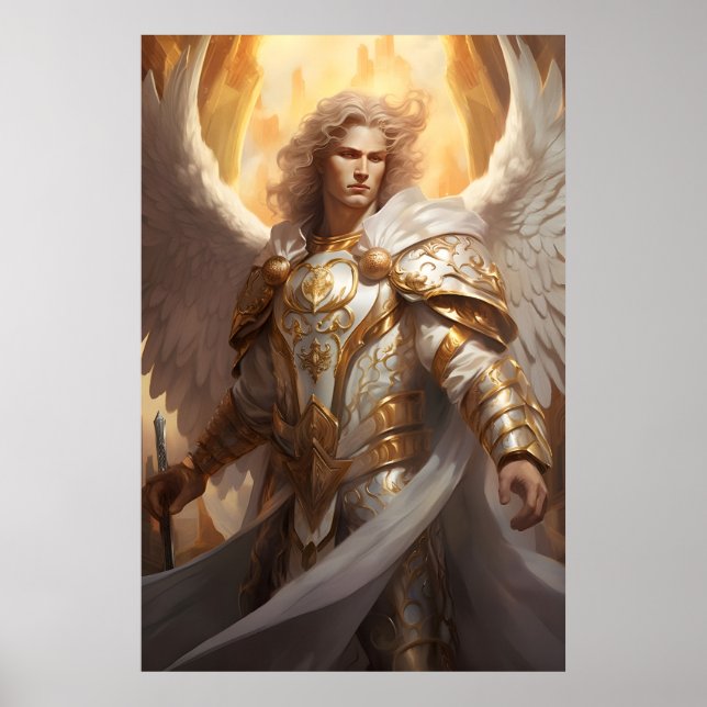Archangel Michael Fine Art Poster (Framsidan)