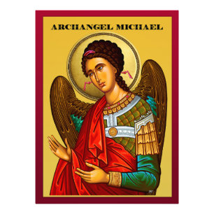 Archangel Michael Fototryck