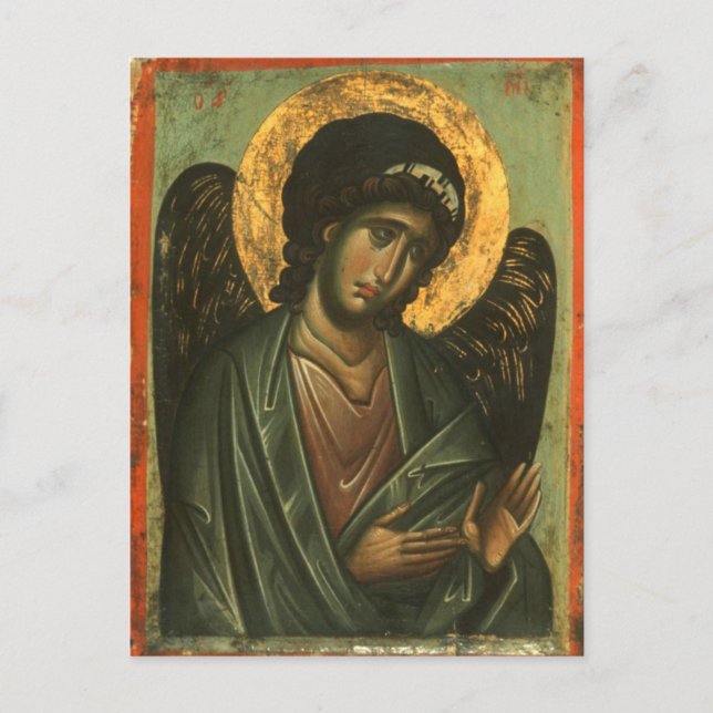 Archangel Michael från Sinai Orthodox Icon Vykort (Framsida)