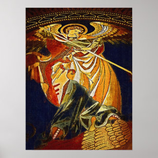 Archangel Michael Gothic, Kaiser Wilhelm Church Poster