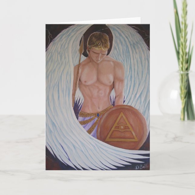 Archangel Michael Greeting Card Kort (Framsida)