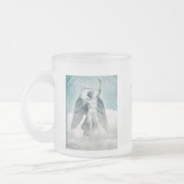 Archangel Michael Guds laser öga, frosted mugg