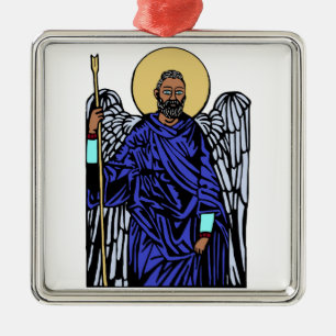 Archangel Michael Julgransprydnad Metall