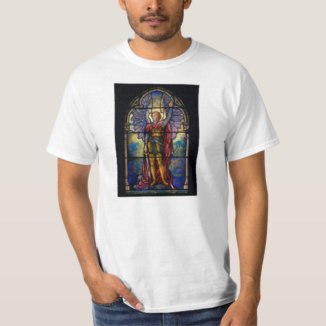 Archangel Michael - kapten över Lord's Host T-shirt (Framsida)