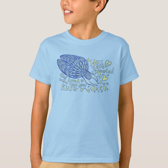 Archangel Michael Kärlek & Support Anpassningsbar  T Shirt (Framsida)