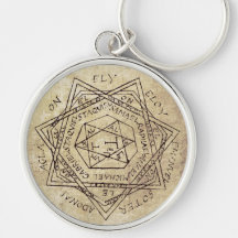 Archangel Michael Keychain, Mystical Sigil