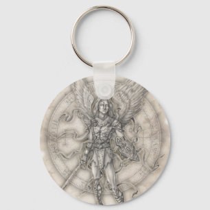 Archangel Michael Keychain Nyckelring
