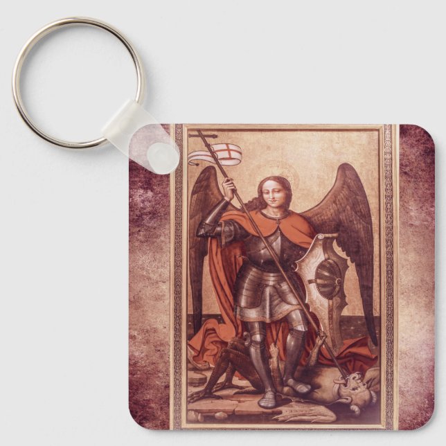 Archangel Michael Nyckelring (Framsida)