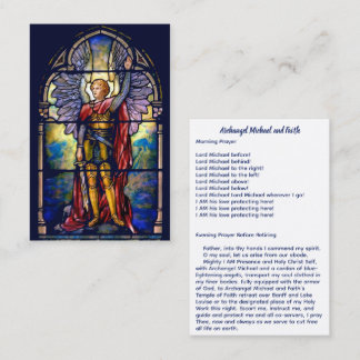 Archangel Michael och Faith Visitkort