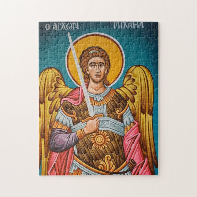 Archangel Michael Orthodox Christian Icon Pussel (Vertikal)