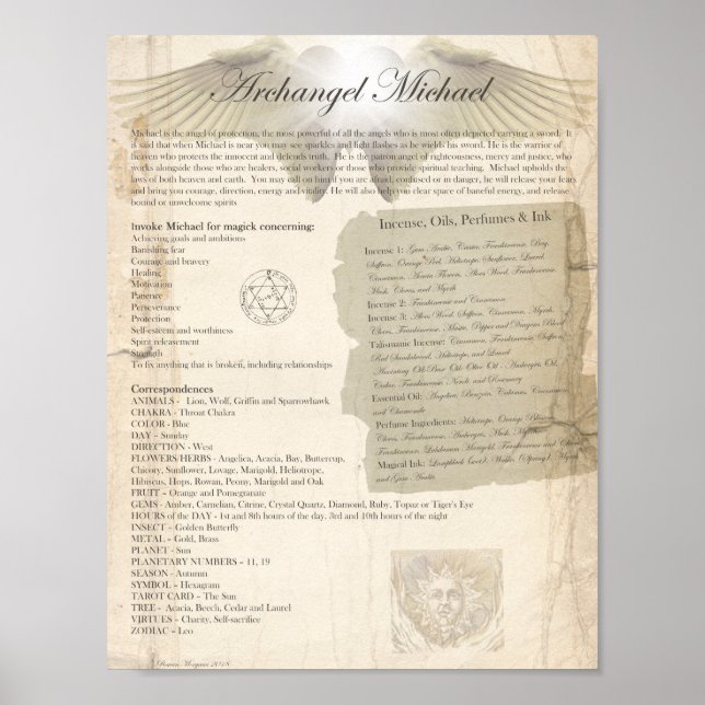ARCHANGEL MICHAEL POSTER (Framsidan)