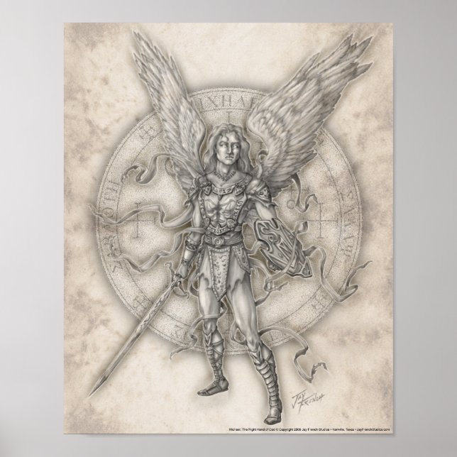 Archangel Michael Print Poster (Framsidan)