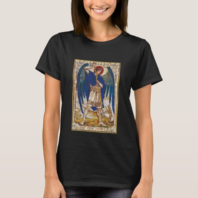 Archangel Michael Saint T Shirt (Framsida)