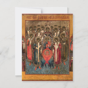 Archangel Michael Selected Saints Synaxis Vykort