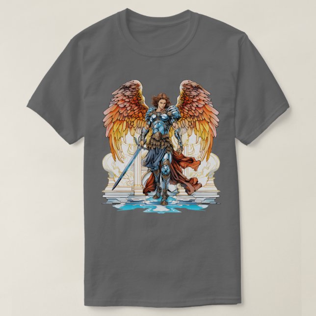 Archangel Michael T Shirt (Design framsida)
