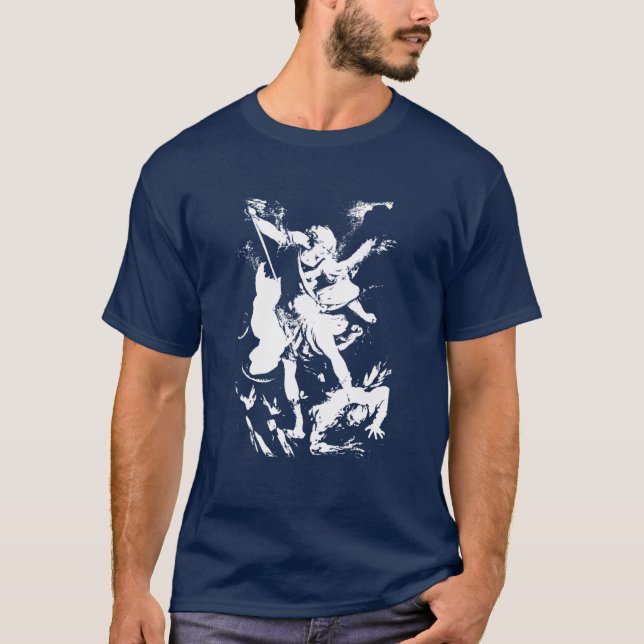 Archangel Michael T-Shirt (Framsida)