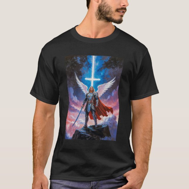 Archangel Michael T Shirt (Framsida)