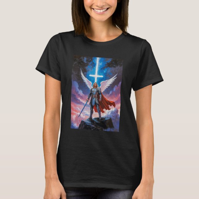 Archangel Michael T Shirt (Framsida)
