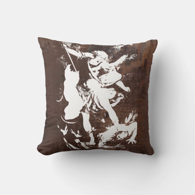 Archangel Michael T-Shirt Kudde (Framsida)