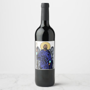 Archangel Michael Vinflaska Etikett