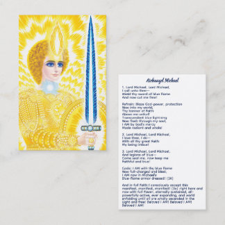 Archangel Michael Visitkort