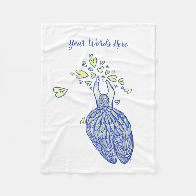 Archangel Michael's Support Anpassningsbar Fleece  (Framsidan)