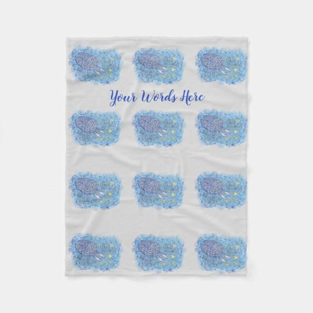 Archangel Michael's Support Anpassningsbar Fleece  (Framsidan)