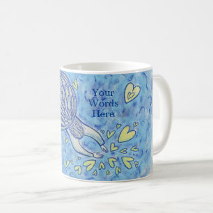 Archangel Michael's Support Art Anpassningsbar Cof Kaffemugg