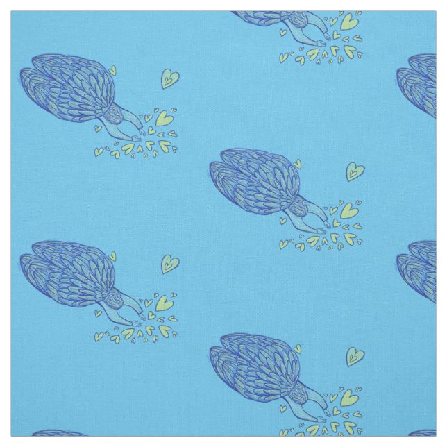 Archangel Michael's Support Art Fabric Material Tyg (Provkarta)