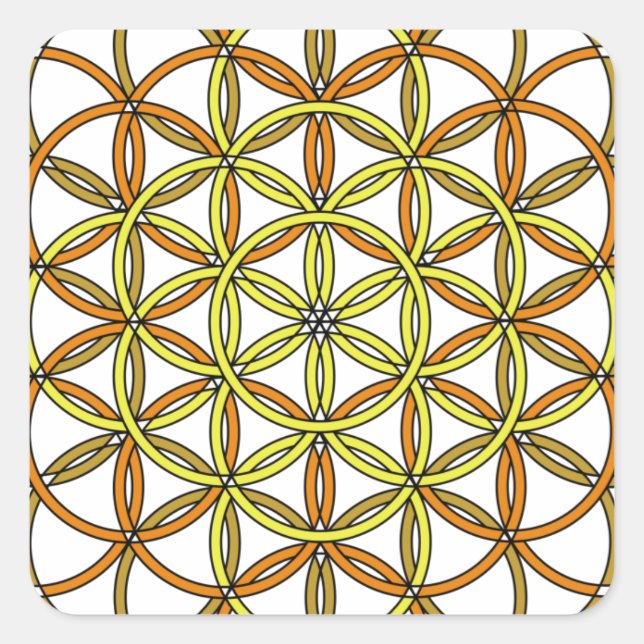 Archangel Ramiel Delight Fyrkantigt Klistermärke (Framsida)