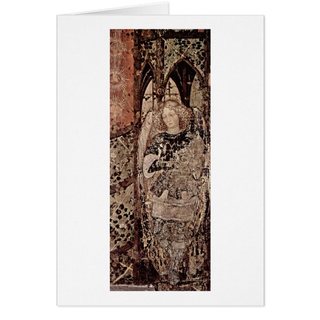 Archangel Raphael av Antonio Di Puccio Pisano Hälsningskort (Framsidan)