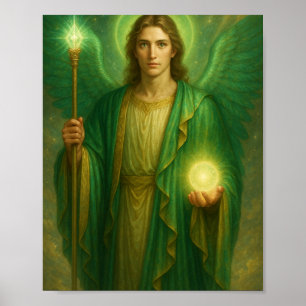 Archangel Raphael - Divine Healer of Light Poster