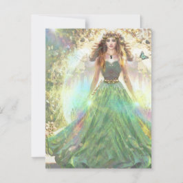 Archangel Raphael Healer Angel Goddess Healing Vykort
