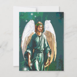 Archangel Raphael Healer Angel Healing Note Vykort
