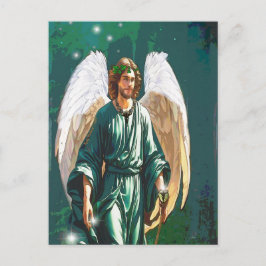 Archangel Raphael Healer Angel Healing Note Vykort