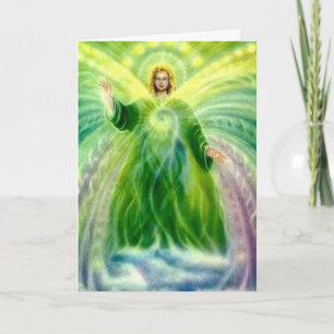 Archangel Raphael Healing Light Birthday Kort