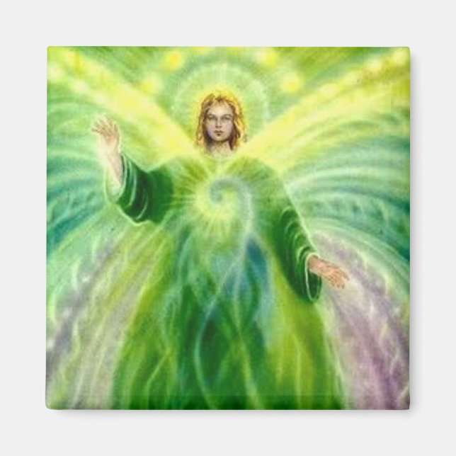 Archangel Raphael Healing Light Magnet (Framsidan)