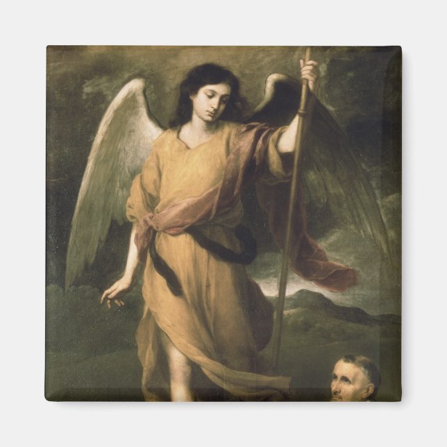 Archangel Raphael med biskop Domonte Magnet (Framsidan)