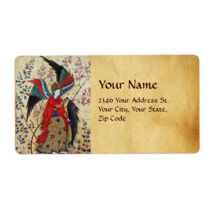 ARCHANGEL RAPHAEL OCH FISKEPARCHMENT FRAKTSEDEL